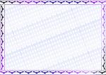 紫罗兰 许可证书纹