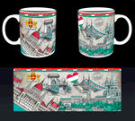 布达佩斯 咖啡杯碟 旅游纪念
