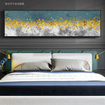 新中式北欧轻奢抽象床头装饰画