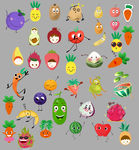 水果蔬菜表情