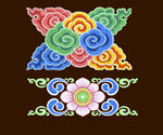 藏式花纹  藏式花边  藏族花