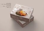 蜜薯盒包装 平面图