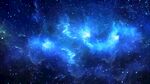 抽象梦幻蓝色星云环状宇宙视频