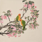 古典花鸟水墨中式装饰画