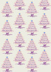 粉紫色圣诞树底纹