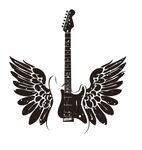 吉他翅膀图案