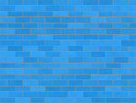 蓝色砖墙贴图