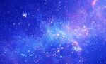 蓝紫色星空图