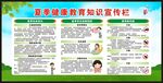 夏季養生知識宣傳欄