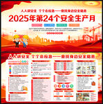 2025年安全生產月宣傳欄