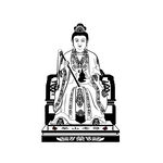 黎山老母神像圖案