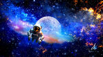 宇宙星空宇航員