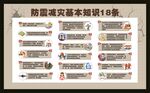 防震減災(zāi)基本知識(shí)18條