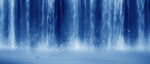 流水生財瀑布背景墻