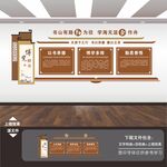 讀圖書館室文化墻