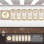師風師德老教師辦公室文化墻