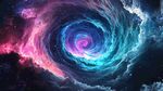 夢幻絢麗的宇宙星云漩渦