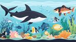 海底動物的歡樂世界