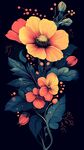 艷麗花卉插畫 盡顯自然之美