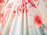 古風花卉圖案飄逸長裙