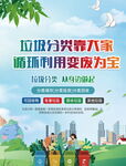 垃圾分類宣傳插畫