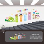 幼兒園樓梯文化墻