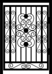鐵藝雕花鐵門設(shè)計(jì)圖