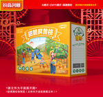 黃桃包裝 蜜桃禮盒