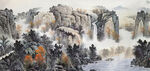 工筆畫國畫山水