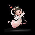 可愛(ài)嫦娥手辦展示