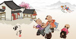 童趣新春圖