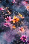 夢幻花卉水彩藝術畫