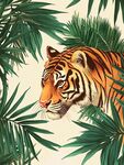叢林中的斑斕猛虎