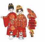 中式迎賓水牌