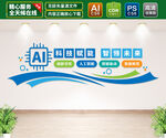 AI科技文化墻
