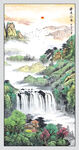 源遠流長玄關(guān)畫