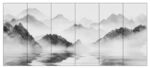 鏤空山水隔斷