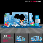 夏天美陳布置 