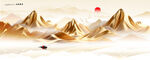 金山山水畫背景墻