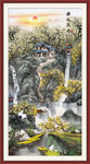 玄關(guān)山水畫