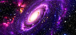 璀璨紫色宇宙星空背景