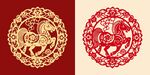 精美馬剪紙傳統(tǒng)圖案
