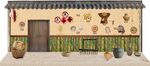 中式傳統(tǒng)小屋模型