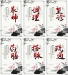 中醫(yī)養(yǎng)生文化六件套展板