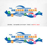 創(chuàng)新引領(lǐng)發(fā)展團隊創(chuàng)造完美文化墻