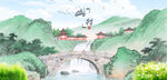 水墨山水畫