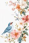 花鳥(niǎo)繪景 清新自然之美