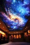 夢幻星空主題室內(nèi)天花板