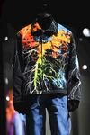 閃電印花潮流男士夾克