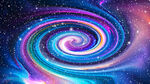 旋渦星空星空素材